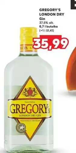 Kaufland Gin Gregory's oferta