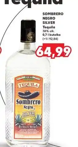 Kaufland Tequila Sombrero Negro Silver oferta