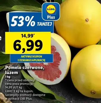 Lidl Pomelo czerwone oferta