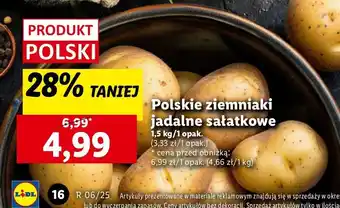 Lidl Ziemniaki sałatkowe oferta