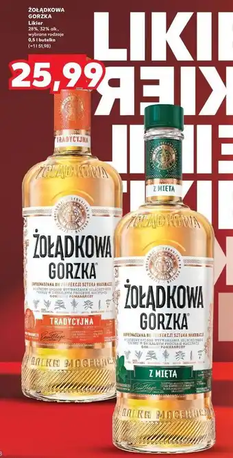 Kaufland Wódka Żołądkowa Gorzka Z Miętą oferta