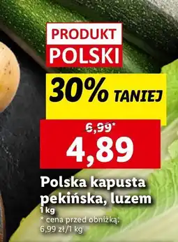 Lidl Kapusta pekińska polska oferta