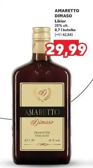 Kaufland Likier Dimaso Amaretto oferta