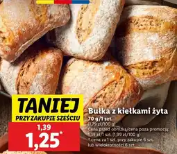 Lidl Bułka z kiełkami żyta oferta