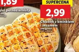 Lidl Chlebek z kminkiem i sezamem oferta