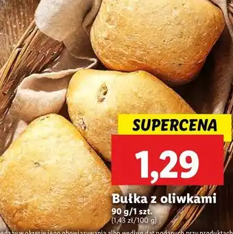 Lidl Bułka z oliwkami oferta