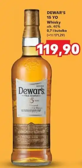 Kaufland Whisky Dewar's 15 Years Old oferta