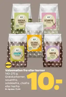 Netto Valsemøllen frø eller kerner oferta