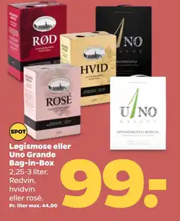 Netto Løgismose eller Uno Grande Bag-in-Box oferta