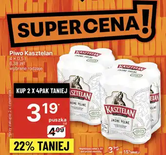 Delikatesy Centrum Piwo Kasztelan oferta