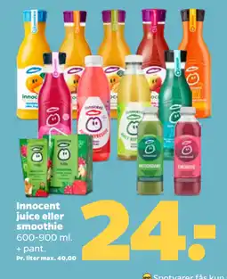 Netto Innocent juice eller smoothie oferta