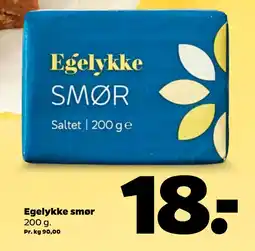 Netto Egelykke smør oferta