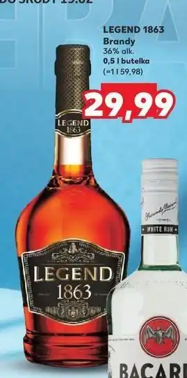 Kaufland Brandy Legend 1863 oferta