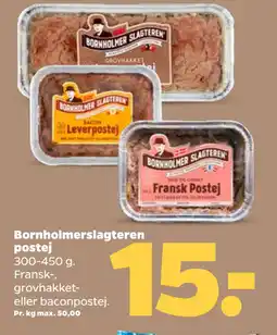 Netto Bornholmerslagteren postej oferta