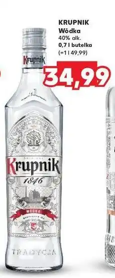 Kaufland Wódka Krupnik 1846 oferta