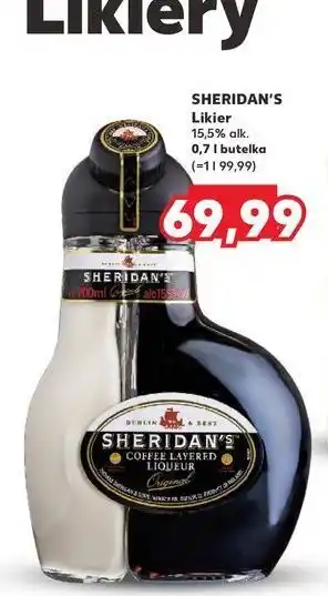 Kaufland Likier Sheridan's Coffee oferta