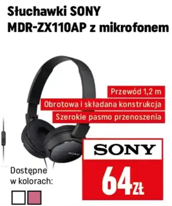 Neopunkt Słuchawki z mikrofonem Sony oferta