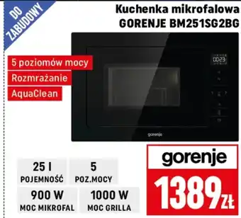 Neopunkt Kuchenka mikrofalowa Gorenje oferta