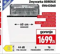 Neopunkt Zmywarka do zabudowy Gorenje oferta