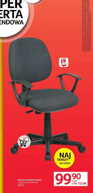 Selgros Krzesło biurowe Basic oferta