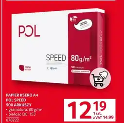 Selgros Papier ksero Pol Speed oferta