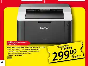 Selgros Drukarka laserowa Brother oferta