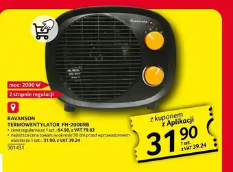 Selgros Termowentylator Ravanson oferta