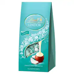 Dealz Lindt Lindor Praliny z czekolady mlecznej z kokosowym nadzieniem 100 g oferta