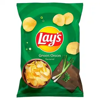 Delikatesy Centrum Lay's Chipsy ziemniaczane o smaku zielonej cebulki 130 g oferta