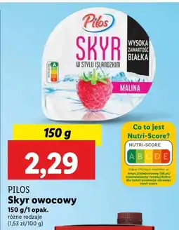 Lidl Skyr owocowy Pilos oferta