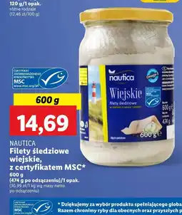 Lidl Filety śledziowe Nautica oferta