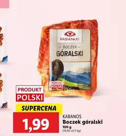 Lidl Boczek Kabanos oferta