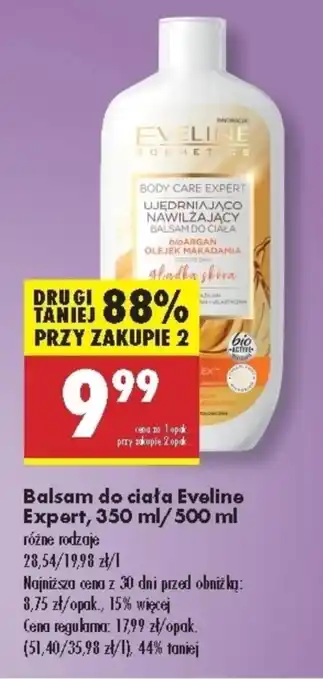 Biedronka Balsam do ciała Eveline Cosmetics oferta