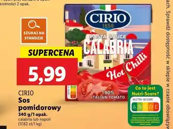 Lidl Sos pomidorowy Cirio oferta