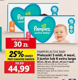 Lidl Pieluchy Pampers oferta