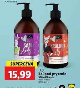 Lidl Żel pod prysznic Laq oferta