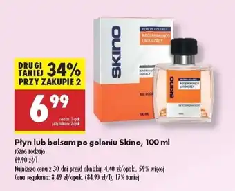 Biedronka Balsam po goleniu Skino oferta