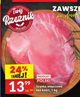 Twój Market Szynka wieprzowa bez kości oferta