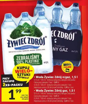 Twój Market Woda Żywiec Zdrój n/gaz oferta