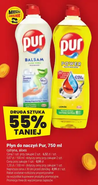 Twój Market Płyn do naczyń Pur oferta