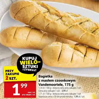 Twój Market Bagietka z masłem czosnkowym Vandemoortele oferta