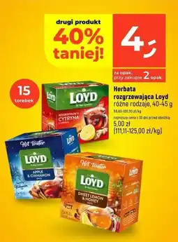 Dealz Herbata rozgrzewająca cytryna z imbirem Loyd Tea The Magic Experience oferta