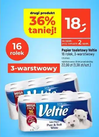 Dealz Papier toaletowy biały Velvet oferta