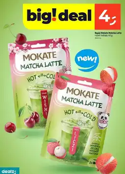 Dealz Herbata o smaku wiśniowym Mokate Matcha Latte oferta