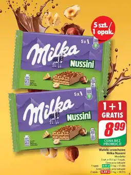 Dino Wafelki orzechowe Milka Nussini oferta