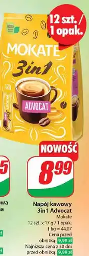 Dino Napój kawowy advocat Mokate 3In1 oferta