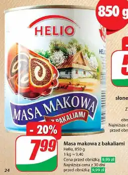 Dino Masa makowa z bakaliami Helio oferta