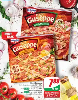 Dino Pizza salami & cheddar sauce Dr. Oetker Guseppe oferta