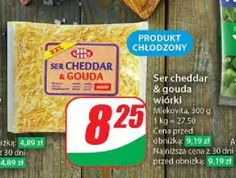 Dino Ser cheddar & gouda wiórki Mlekovita oferta