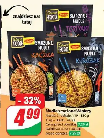 Dino Smażone nudle smak kaczka Winiary Street Food oferta